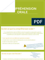 Demarche de La Comprehension Orale