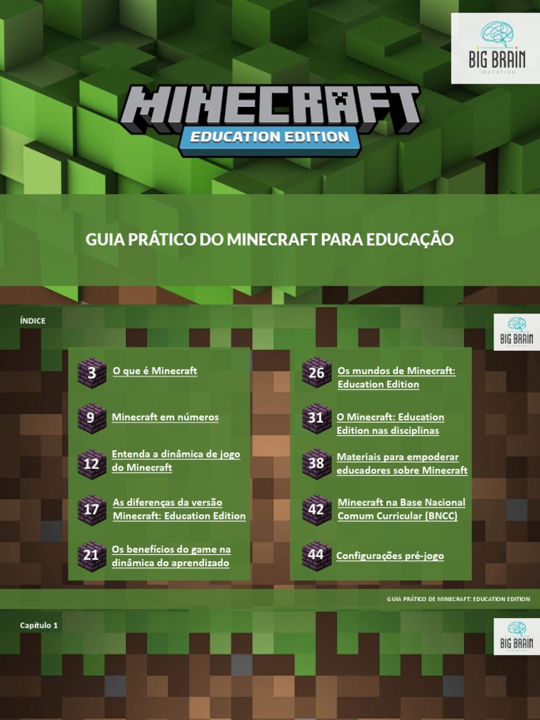 Guia Prático do Minecraft Educacional | PDF | Minecraft | Videogames