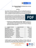 Certificado SENA permiso circulación Campoalegre