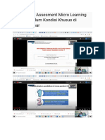 Metode Dan Assesment Micro Learning Pada Kurikulum Kondisi Khusus Di Sekolah Dasar