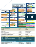 Calendario Escolar 2021 - Universidad Autónoma de Baja California Sur