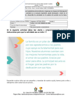 Lectura Critica Grado 1° 2021 Del 1 Al 12 de Febrero