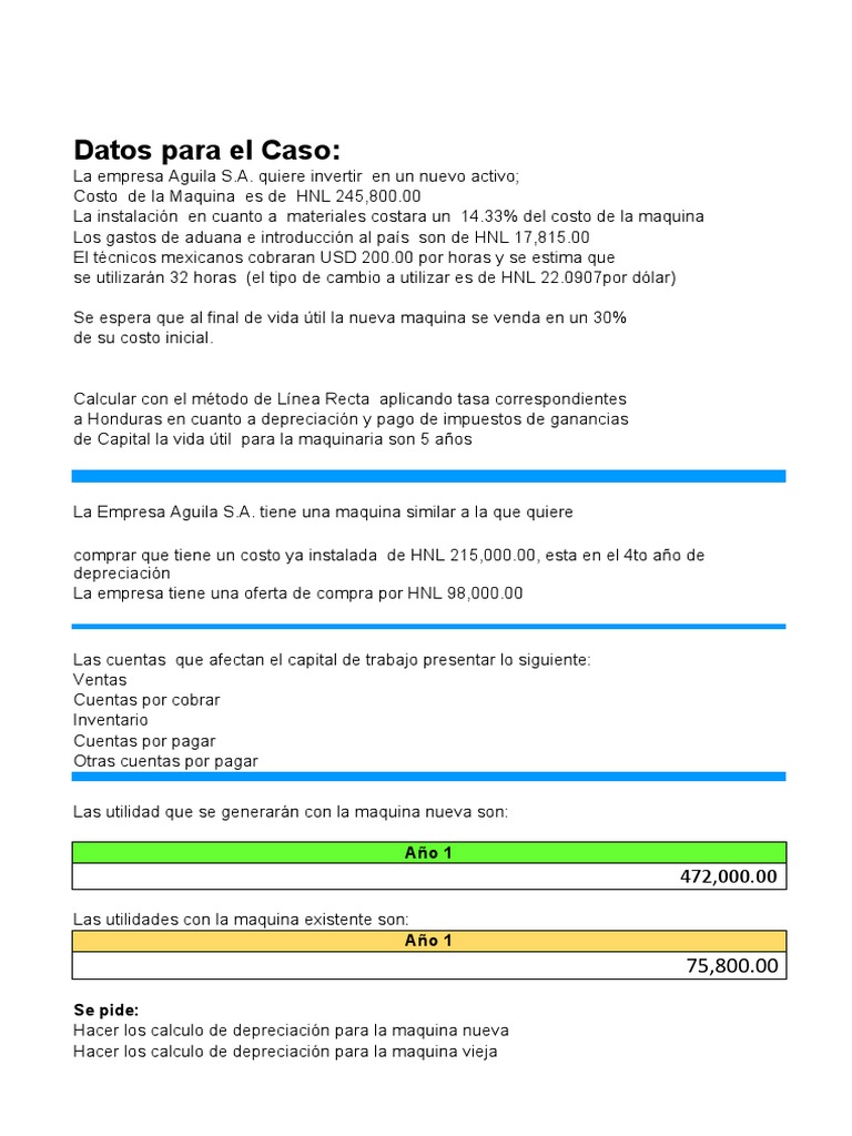 Presentacion 7 C Calculo de Inversion Inicial Capitulo 8 | PDF ...