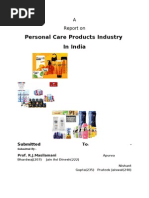 Download Personal Care Industry Report 3 by sonu_7kr SN49338943 doc pdf