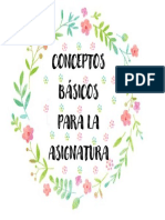 Conceptos Básicos para La Asignatura