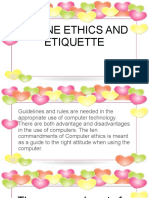 Online Ethics and Etiquette