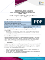 Guía de Actividades y Rúbrica de Evaluación - Unidad 1 - Etapa 1 - Reconocimiento Del Contexto