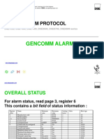 Gencomm Alarms: Dsegencomm Protocol