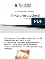 Vínculo Institucional - Ricardo Alvarez