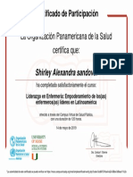 Liderazgo en Enfermería Empoderamiento de Los (Las) Enfermeros (As) Líderes en Latinoamérica (Autoaprendizaje) - Certificado Del Curso 251814
