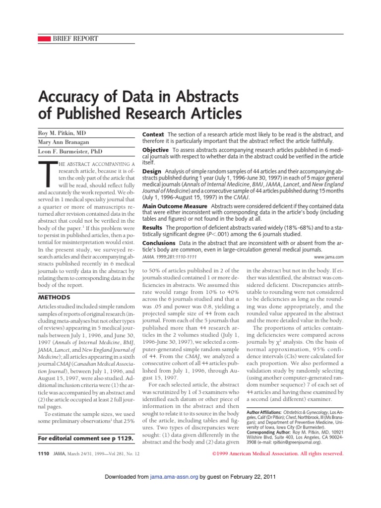 Jama Abstract Template _ Visual Abstracts – XYVIZR
