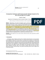 Comparison Between Reinforced Concrete Design Based On The ACI318 and BS8110 Codes