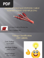 Medium Voltage Power Cable Termination and Splicing