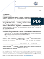 Calorimetría guía termodinámica