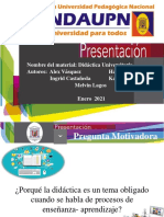 Presentacion Didactica Universitaria