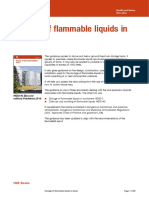 Storage of Flammable Liquids in Tanks