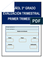 Examen Trimestral Español (1)