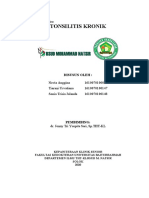 Case Report Tonsilitis Kronik