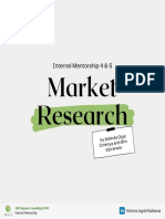 Market Research: Internal Mentorship 4 & 5