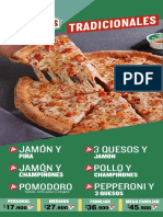 Pizza y más opciones para llevar o entrega a domicilio