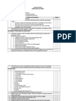 Checklist Pemasangan Iud