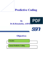 Linear Predictive Coding: by Dr.R.Hemalatha, ASP/ECE