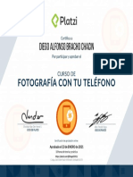 Diploma Fotografia Telefono