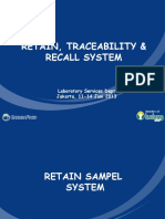 11 Retain Traceability Recall System