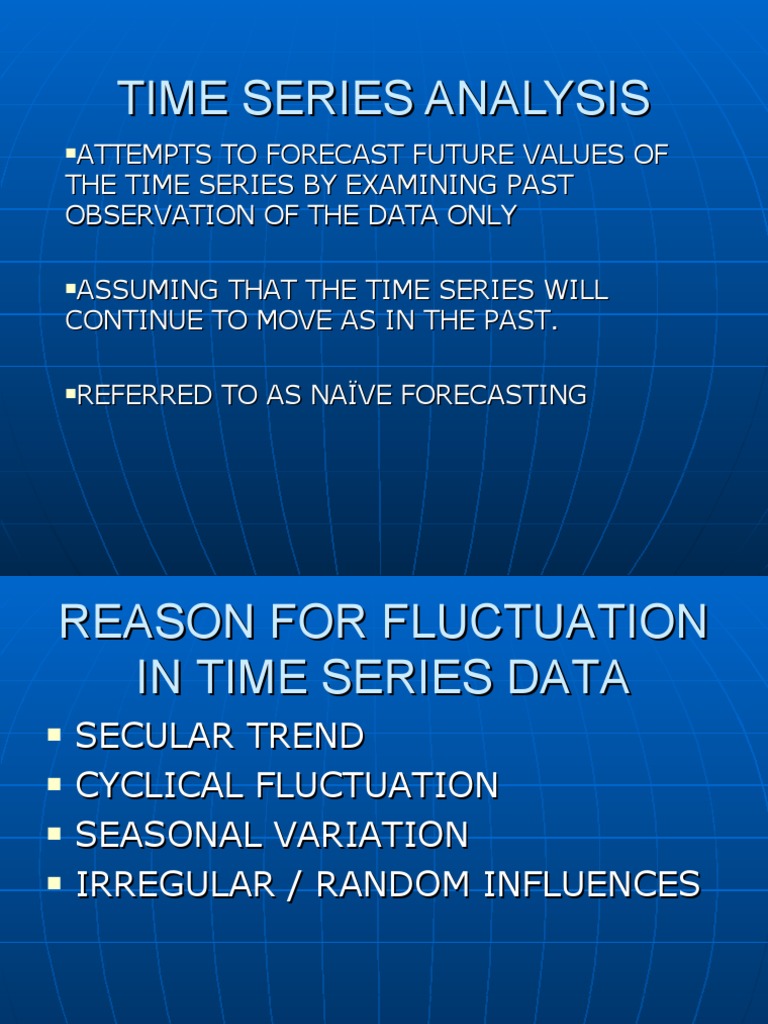 Time Series Analysis | PDF