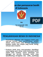 Bagi PPT TPBT (Pengawasan Dan Pemasaran Benih Di Indonesia) YOGI NUGROHO E28119503