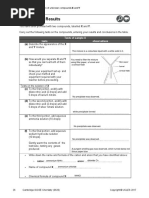 Observation of Cation and Anion Test