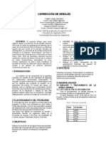 Informe Corrección de Señales Sismicas