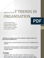 Latest Trends in Organistion