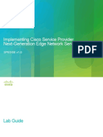 Implementing Cisco Service Provider Next-Generation Edge Network Services
