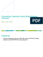 Connecting Customers Using Simple Routing Protocols: Mpls Layer 3 Vpns