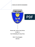 Laporan Biologi Sistem Ekskresi