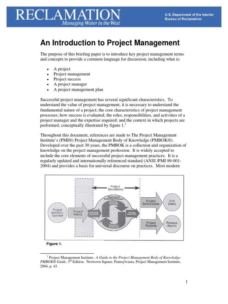 An Introduction To Project Management: PMBOK® Guide, 3 | PDF