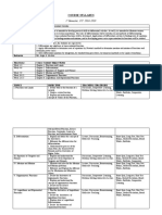 1 Semester, S.Y. 2018-2019: Course Syllabus