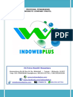 Proposal Penawaran Website Company Profil: CV - Putra Mandiri Nusantara