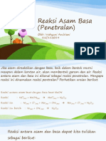 Reaksi Asam Basa