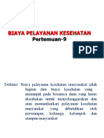 Pert.9. Biaya Pelayanan Kesehatan