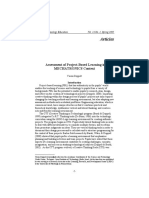 Assessment in PBL Mechatronics