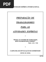 Preparação de Trabalhadores Para as Atividades Espíritas - CEI