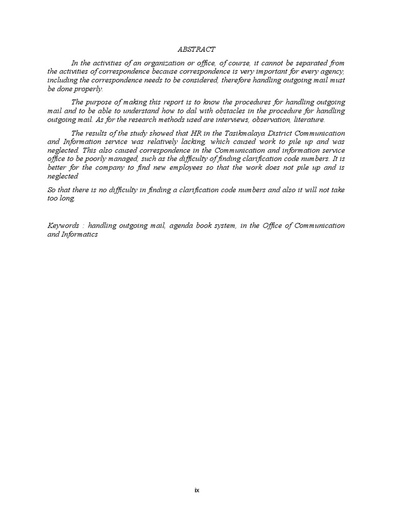 Abstract | PDF | Career & Growth | Business