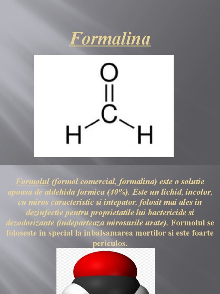 Formalin A | PDF
