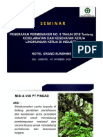 Penerapan Permenaker 5 2018 - PT - Pindad