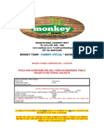 Monkey Town Booking Form: Summer Special