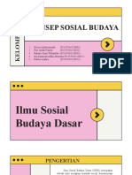 KELOMPOK 1 Konsep Sosial Budaya