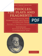 Richard Claverhouse Jebb (Editor) - Sophocles_ the Plays and Fragments, Volume 2