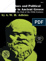 A. W. H. Adkins - Moral Values and Political Behaviour in Ancient Greece_ From Homer to the End of the Fifth Century -Chatto & Windus (1972)